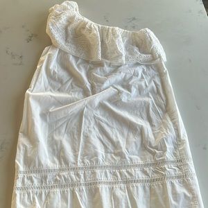 Abercrombie One Shoulder Eyelet Dress